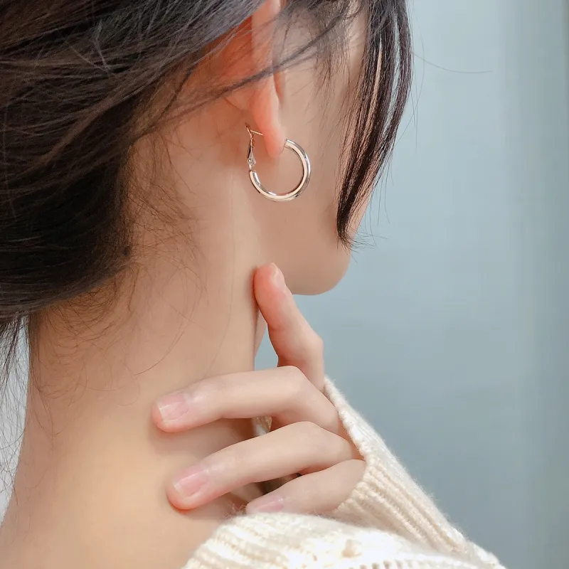 Beauty 925 Sterling Silver Earrings Women's-1