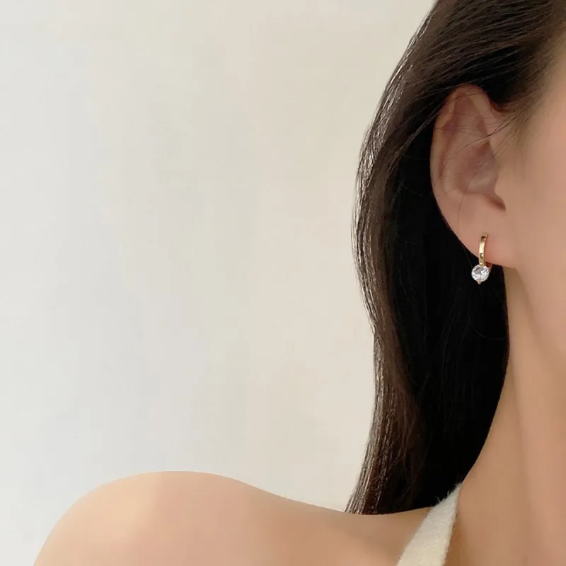 Beauty 925 Sterling Silver Earrings Women's-4