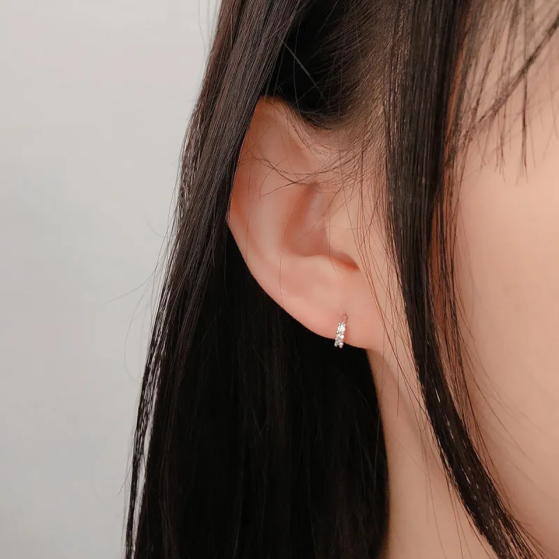 Beauty 925 Sterling Silver Earrings Women's-4