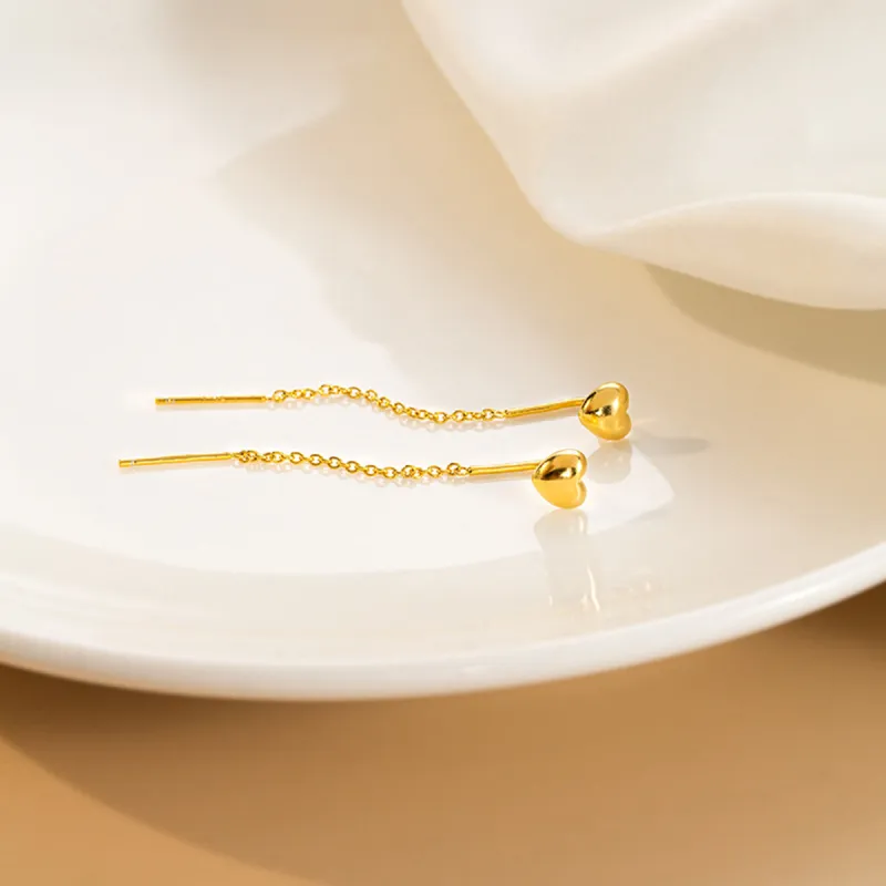 Beauty 925 Sterling Silver Drop Earrings Women's-7