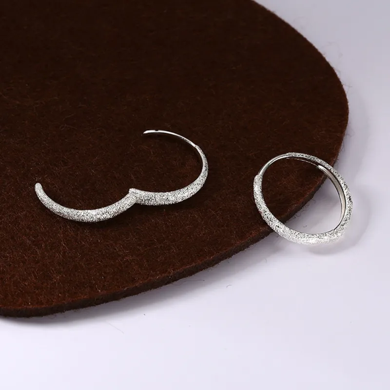 Beauty 925 Sterling Silver Earrings Women's-5