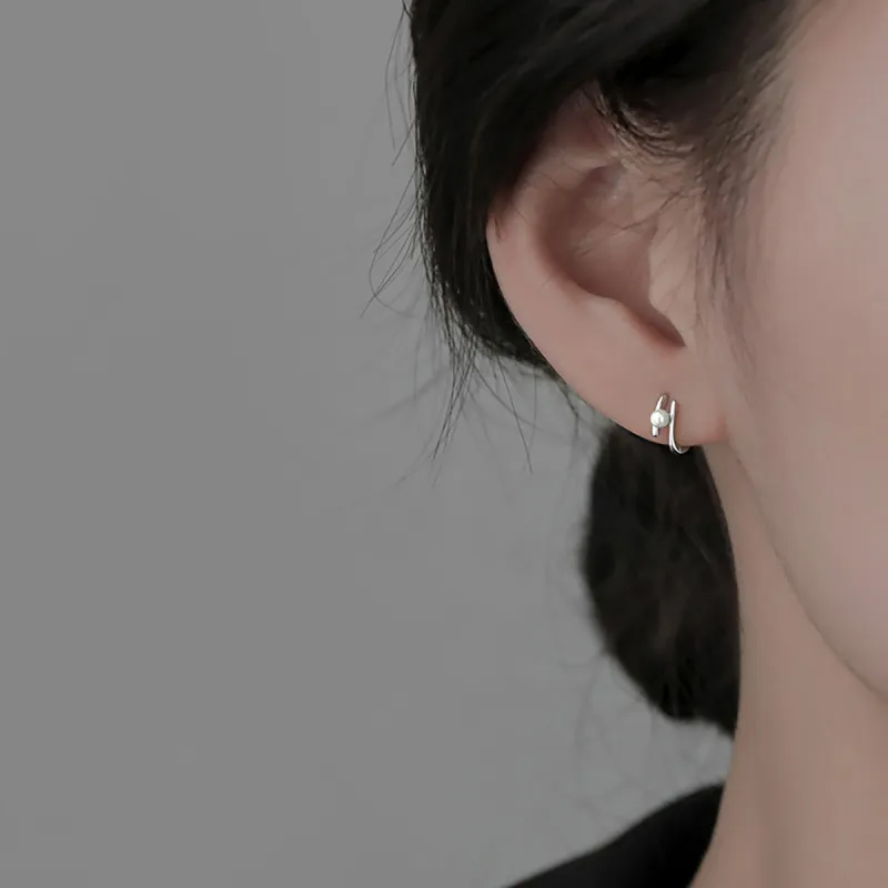 Beauty 925 Sterling Silver Earrings Women's-2
