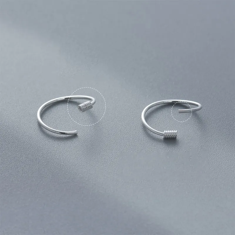 Beauty 925 Sterling Silver Earrings Women's-3
