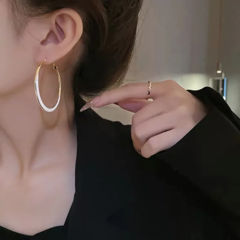Beauty Copper Alloy Earrings Women's-3