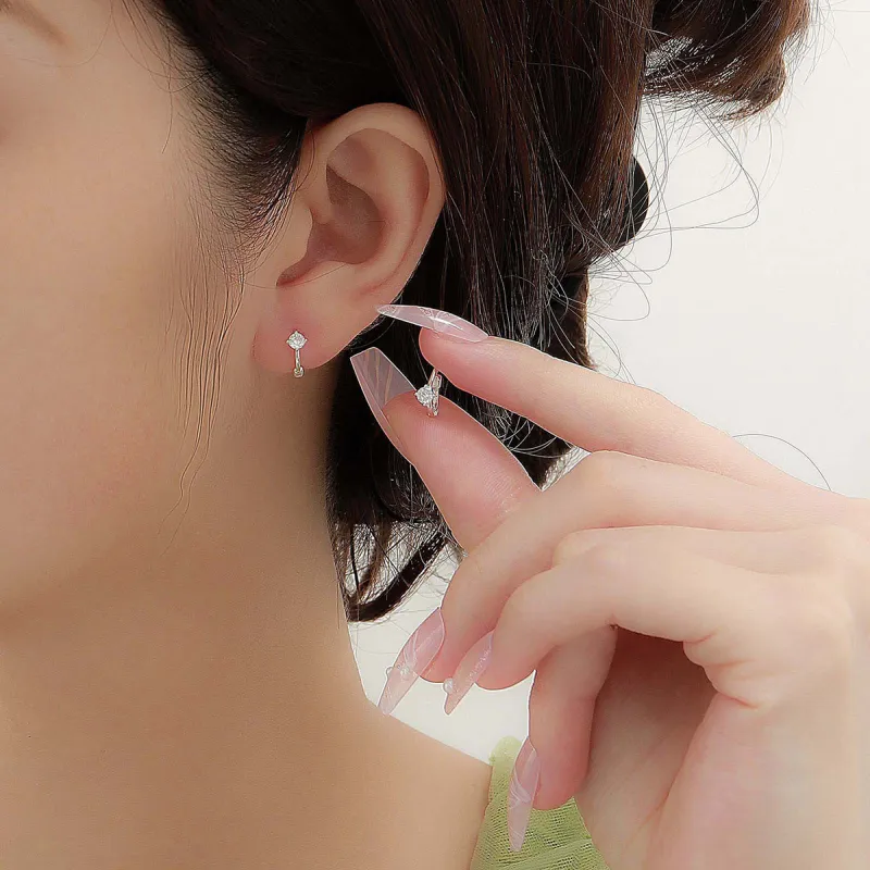 Beauty S999 Fine Silver Earrings Women's-3