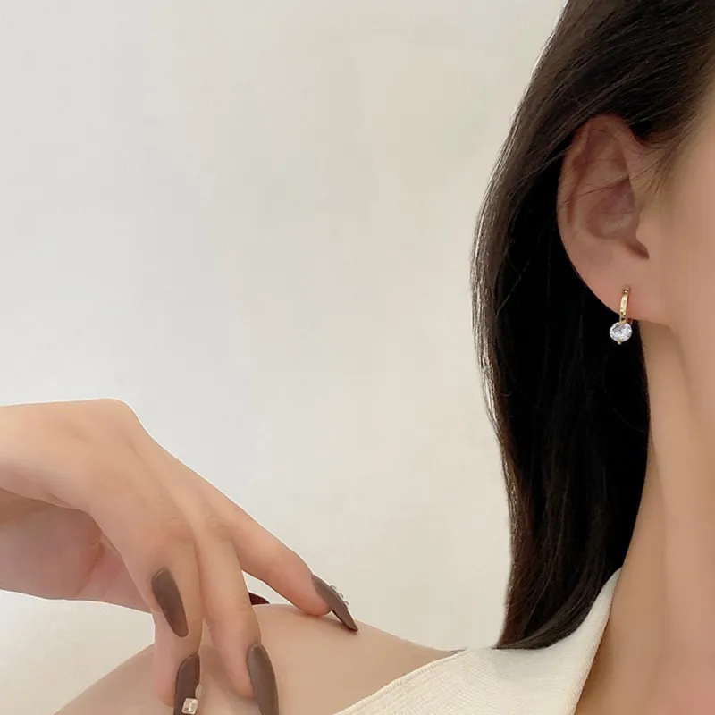 Beauty 925 Sterling Silver Earrings Women's-2
