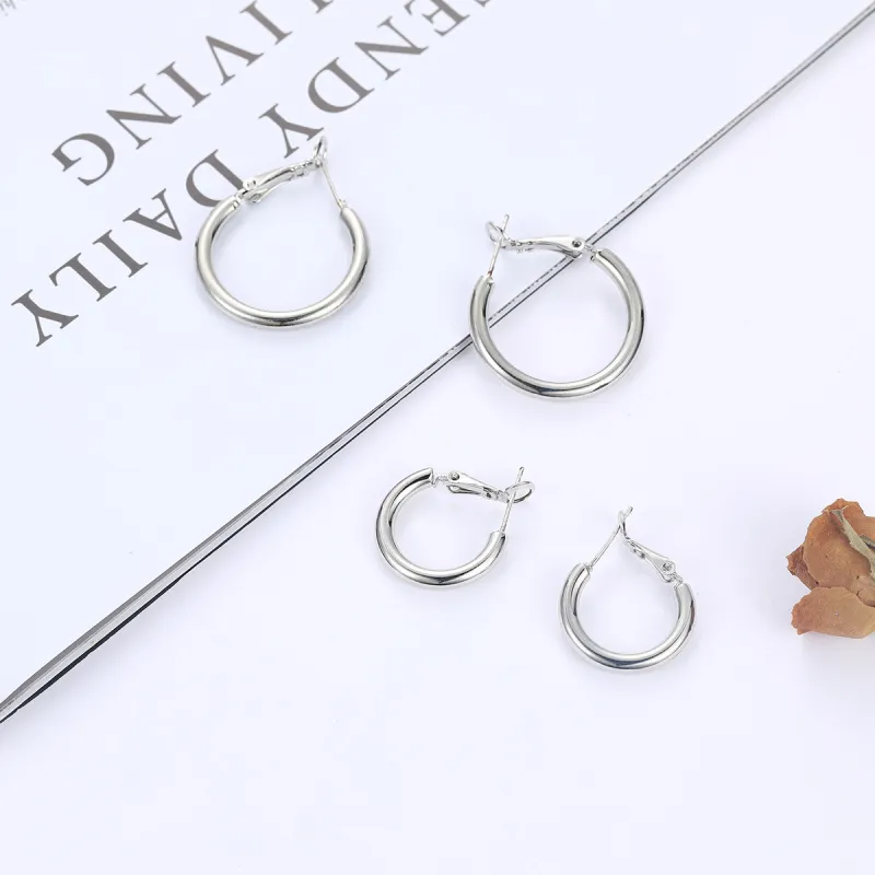 Beauty 925 Sterling Silver Earrings Women's-3