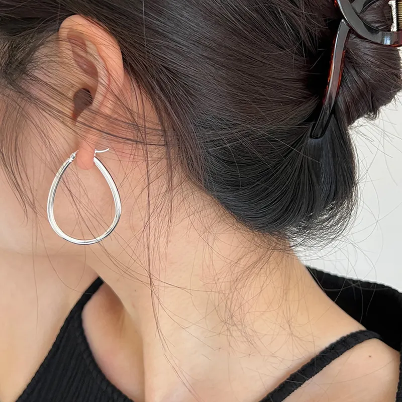 Beauty 925 Sterling Silver Earrings Women's-2