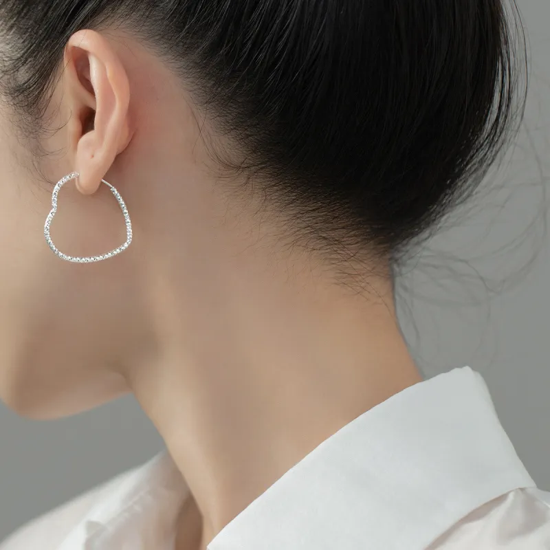 Beauty 990 Foot Silver Earrings Women's-2
