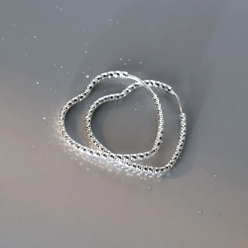 Beauty 990 Foot Silver Earrings Women's-3