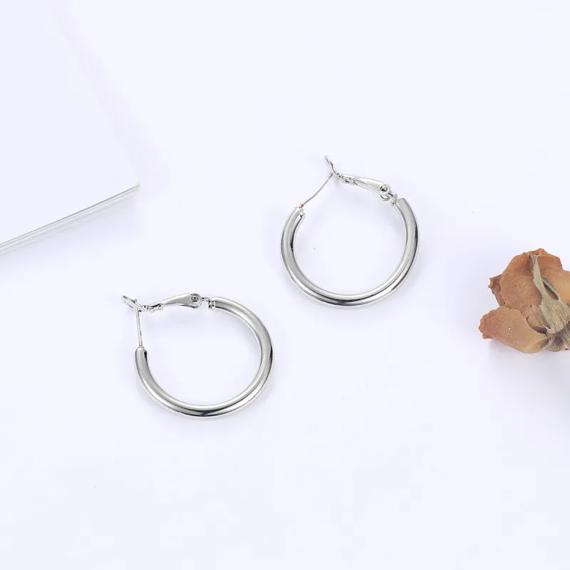 Beauty 925 Sterling Silver Earrings Women's-2