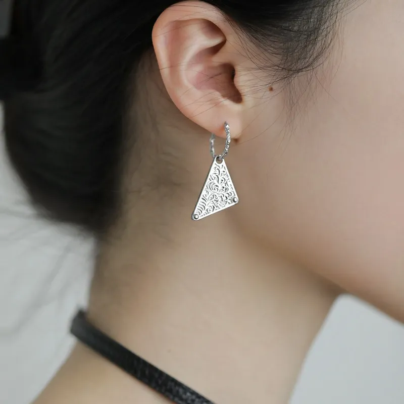 Beauty S925 Silver Earrings Women's-1