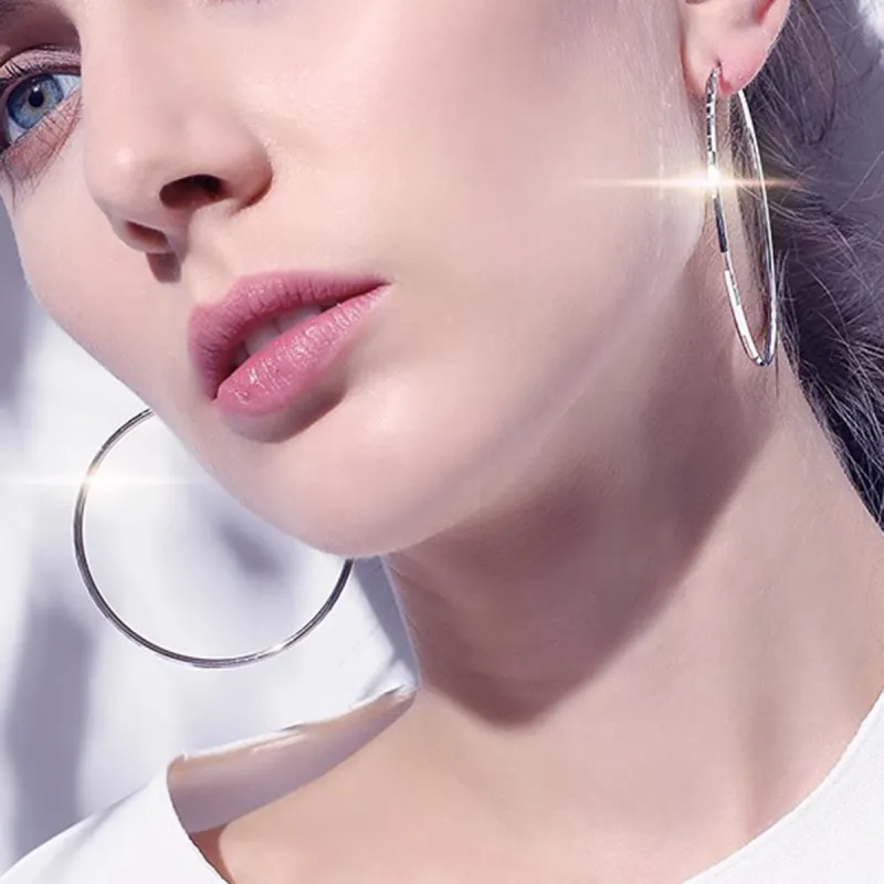 Beauty 925 Sterling Silver Earrings Women's-4
