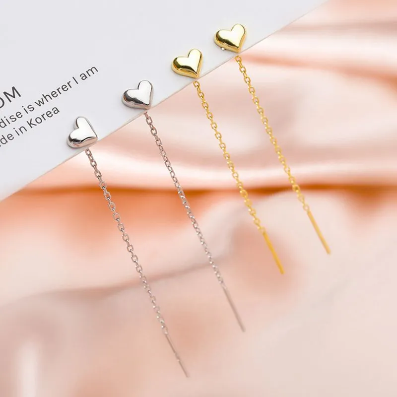 Beauty 925 Sterling Silver Drop Earrings Women's-2