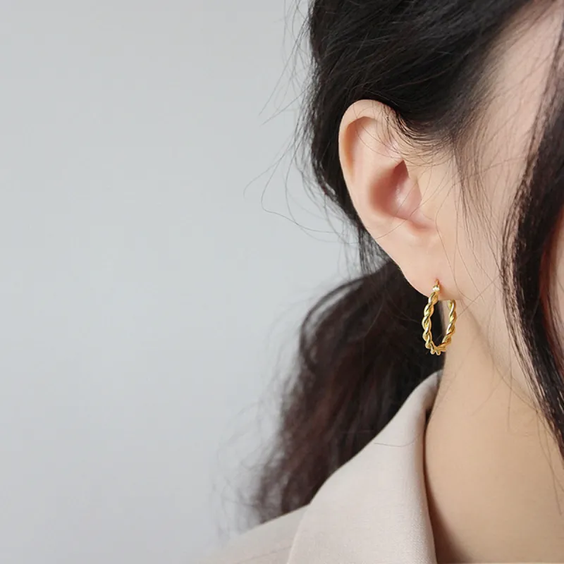 Beauty 925 Sterling Silver Earrings Women's-4