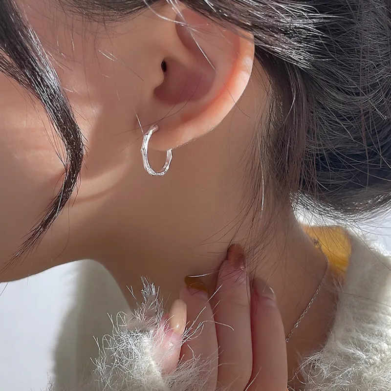Beauty 925 Sterling Silver Earrings Women's-3