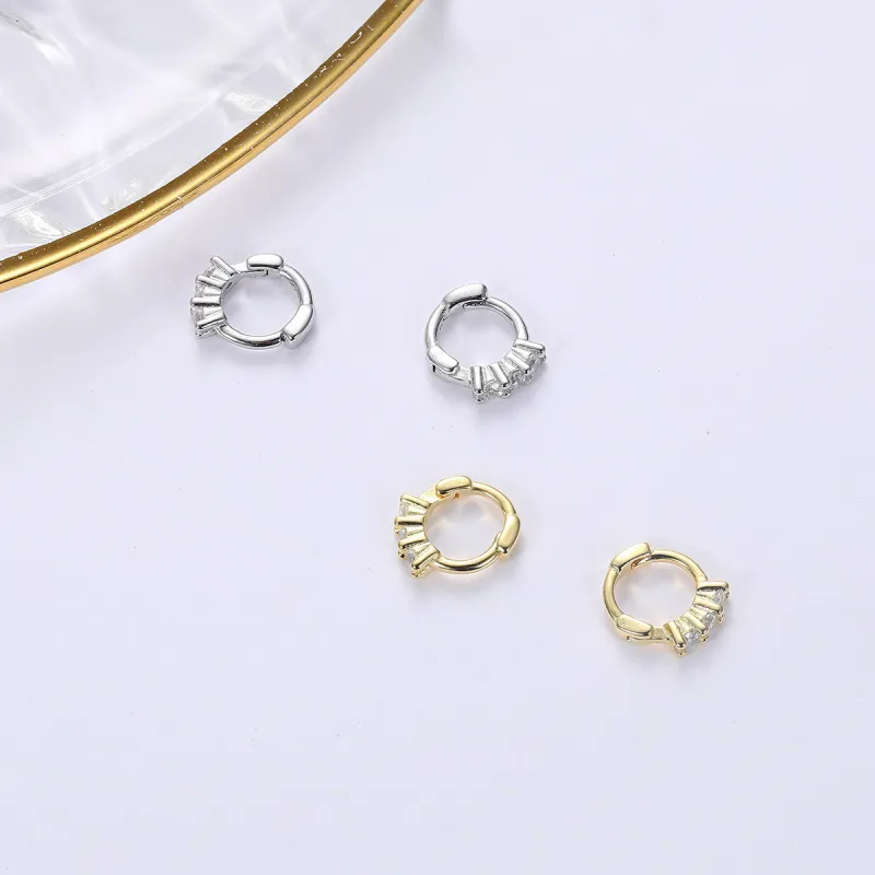 Beauty 925 Sterling Silver Earrings Women's-7