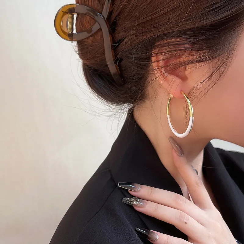 Beauty Copper Alloy Earrings Women's-6