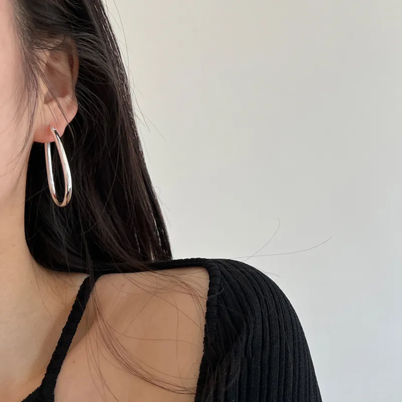 Beauty 925 Sterling Silver Earrings Women's-5