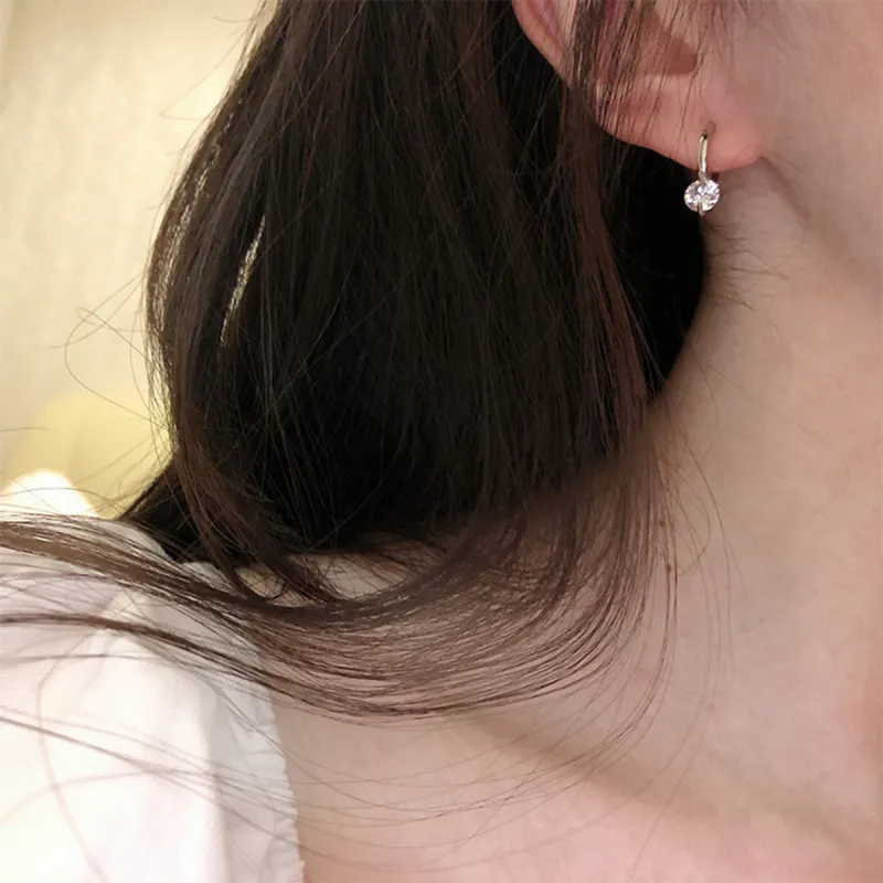 Beauty 925 Sterling Silver Earrings Women's-3