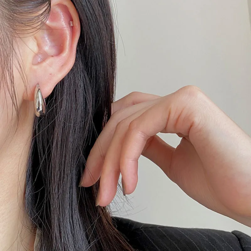 Beauty 925 Sterling Silver Earrings Women's-8