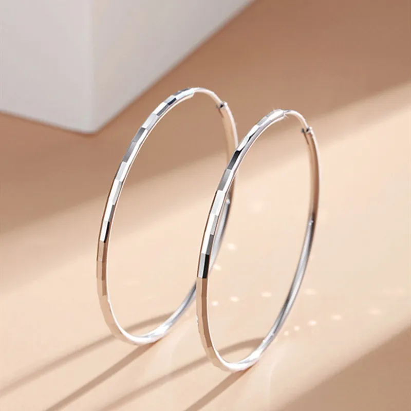 Beauty 925 Sterling Silver Earrings Women's-1