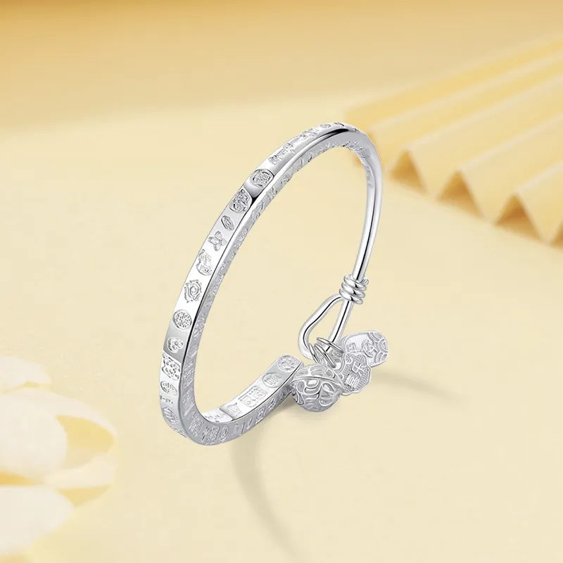 Gold Of China S999 Bangle Unisex-2