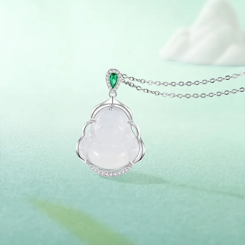 Gold Of China Chalcedony Jade Necklaces Unisex-2