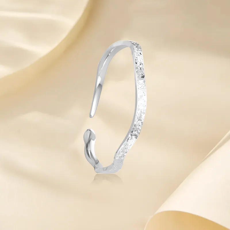 Gold Of China 999 Fine Silver Bangles Unisex-1