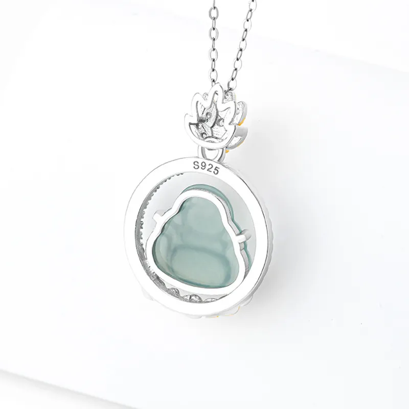 Gold Of China Bean Type Necklaces Unisex-2