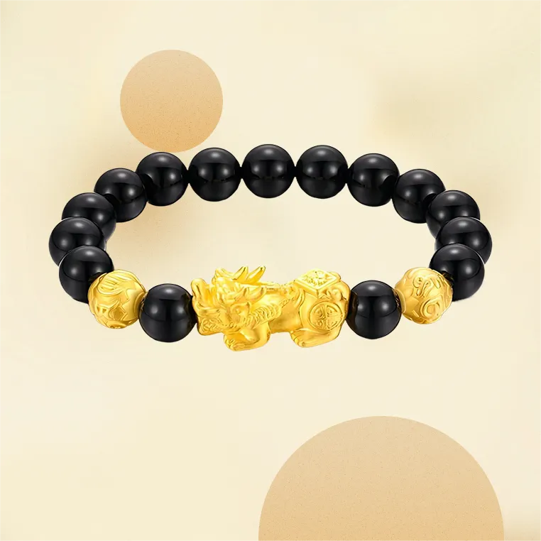 Gold Of China Agate Bracelets Unisex-2