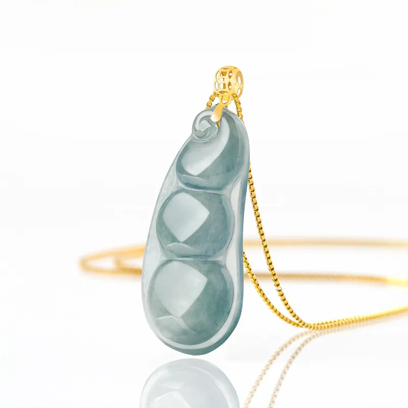 Gold Of China Bean Type Necklaces Unisex-2