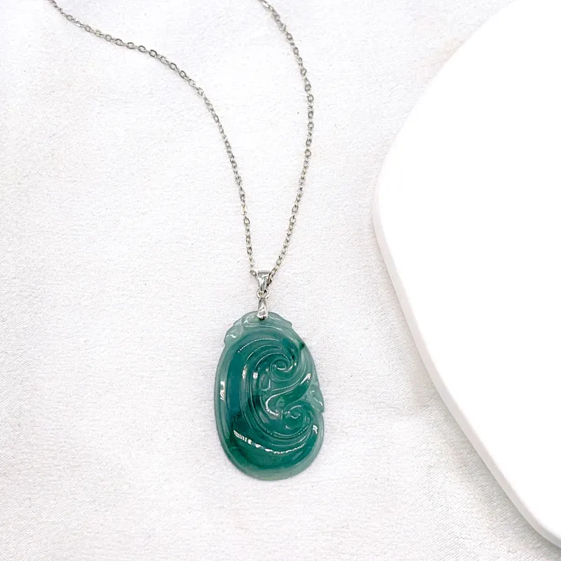 Gold Of China Bean Type Necklaces Unisex-2