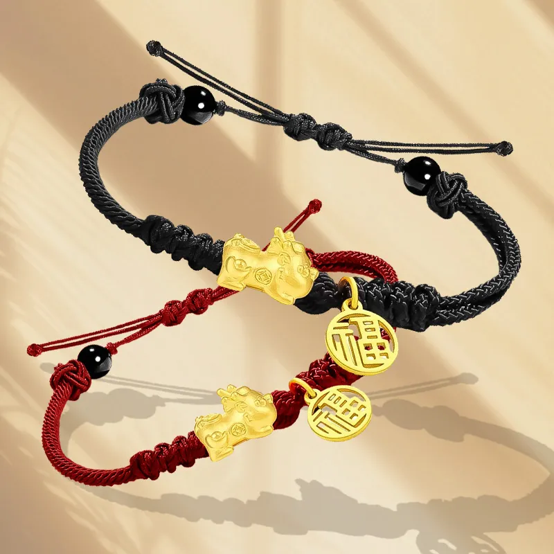 Gold Of China Gold Bracelet Unisex-4