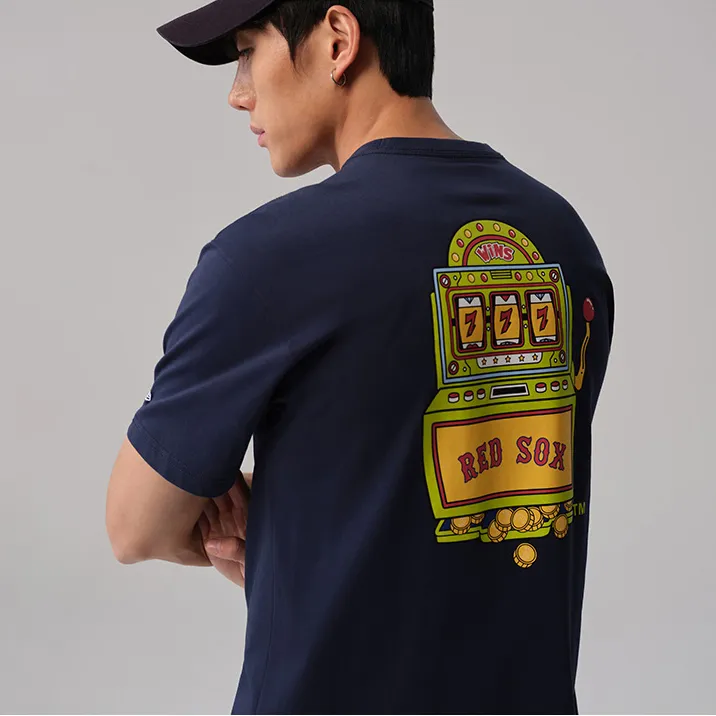 New Era T Shirt Unisex Navy Blue-4