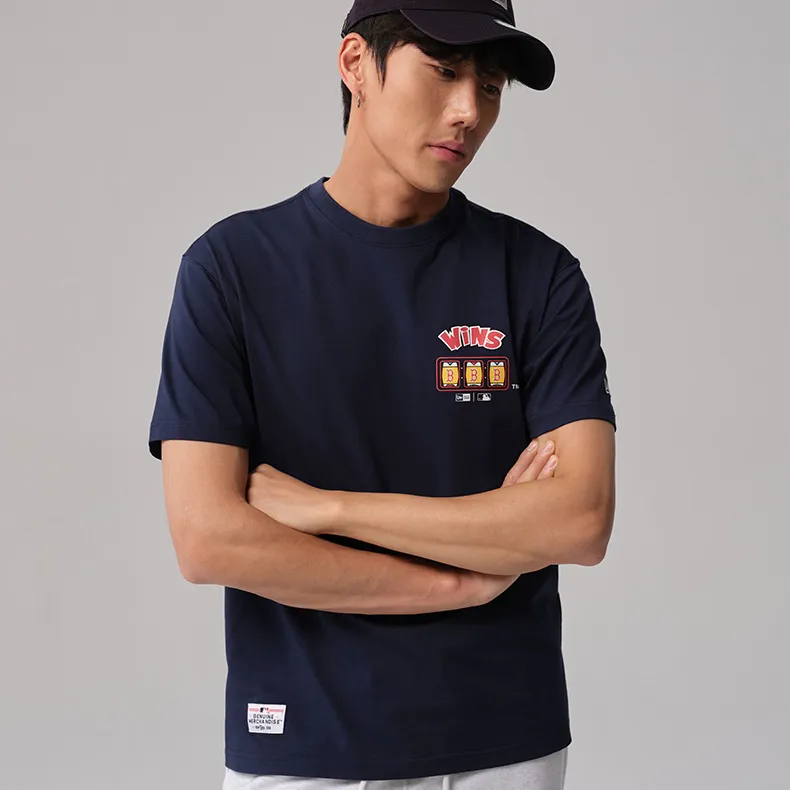 New Era T Shirt Unisex Navy Blue-3