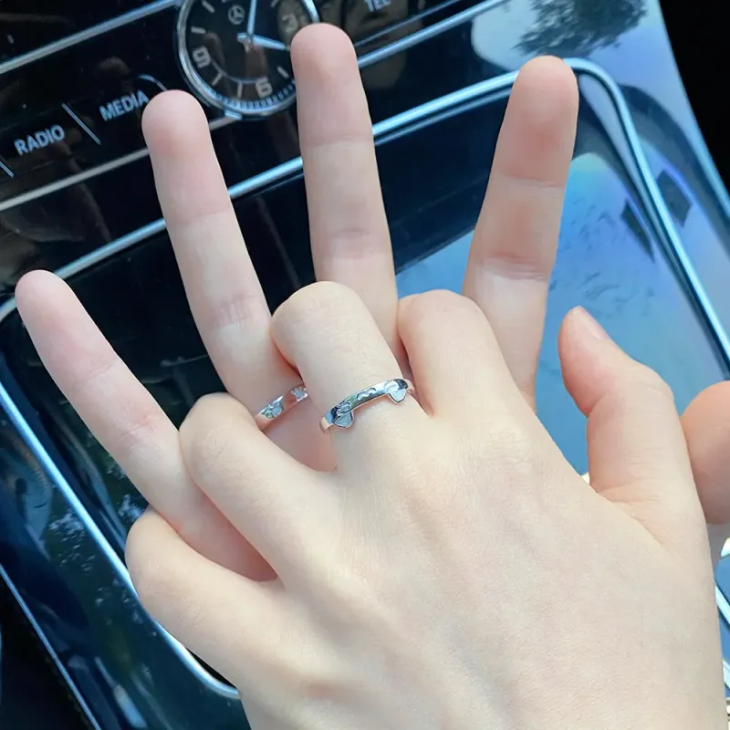 Golden Bliss S999 Fine Silver Rings Unisex-1