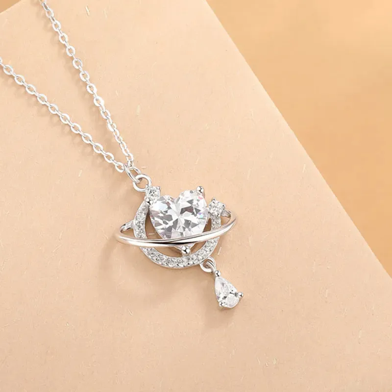 Golden Bliss 925 Sterling Silver Necklaces Women's-3