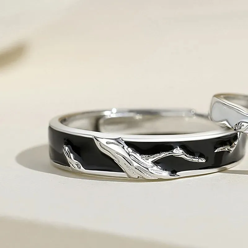 Golden Bliss S925 Silver Rings Unisex-3