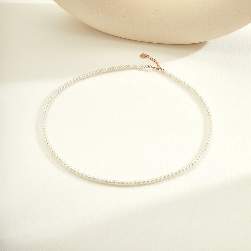 Golden Bliss Pearl Necklaces Women's-3