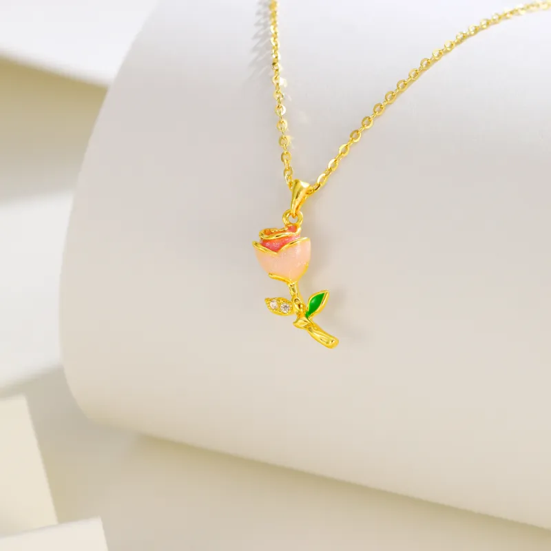 Golden Bliss S925 Silver Necklaces Women's-4