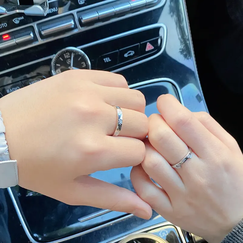 Golden Bliss S999 Fine Silver Rings Unisex-2