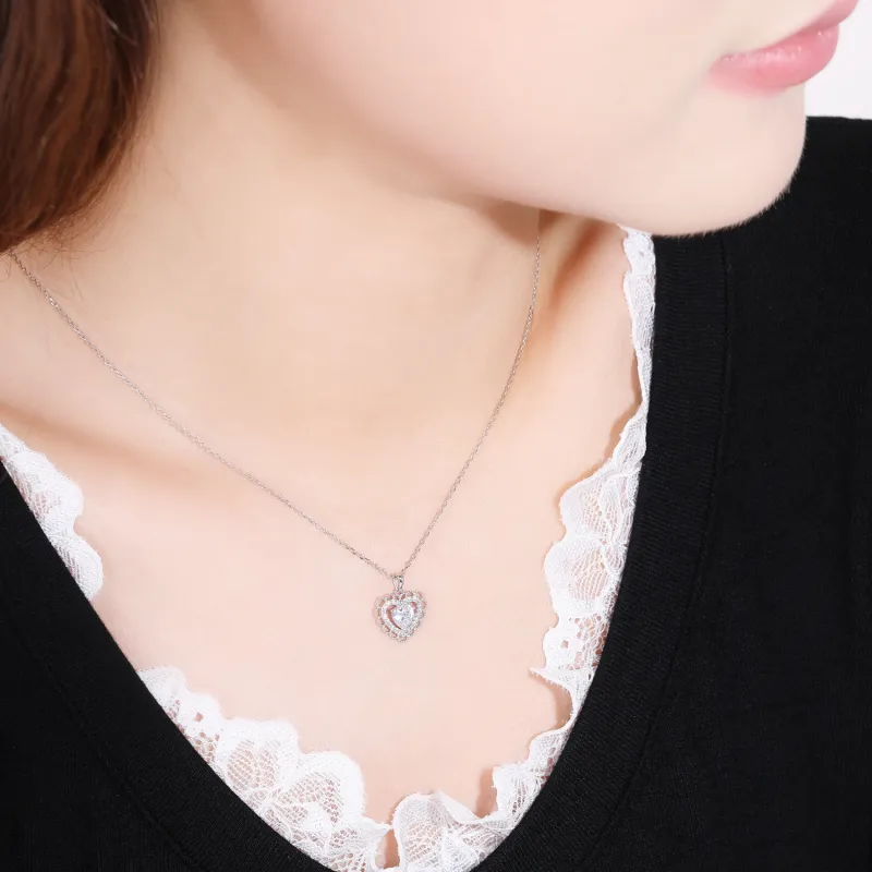 Golden Bliss S925 Silver Necklaces Women's-2