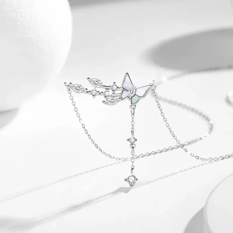 Golden Bliss S925 Silver Necklaces Women's-3