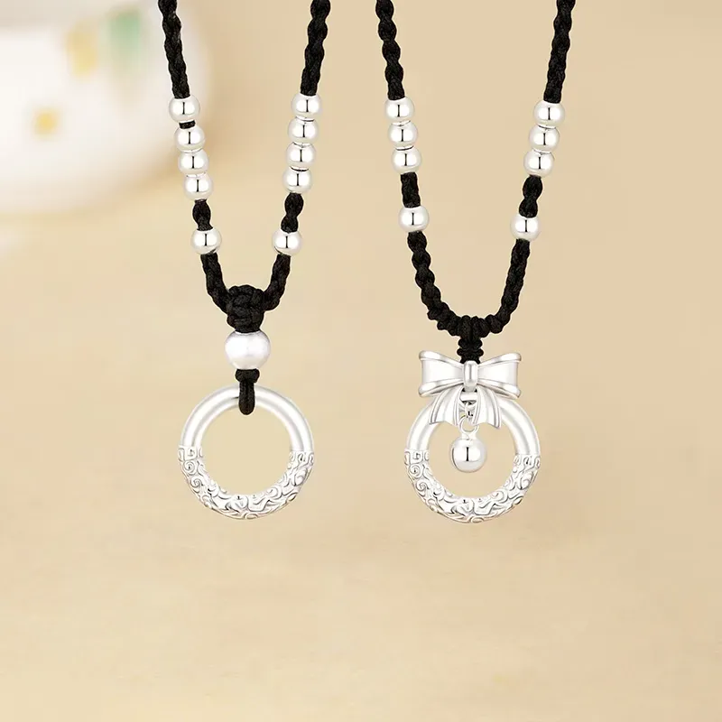 Golden Bliss S999 Fine Silver Necklaces Unisex-3