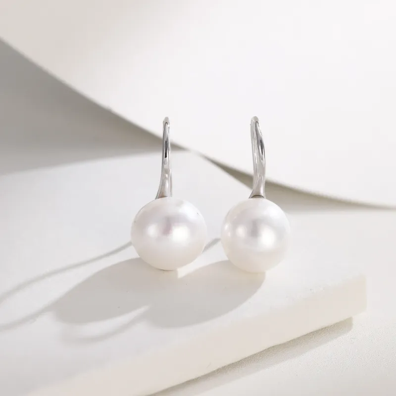 Golden Bliss Pearl Earrings Women's-4
