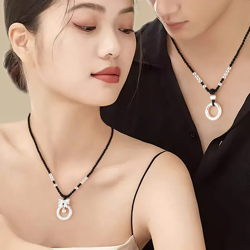 Golden Bliss S999 Fine Silver Necklaces Unisex-5