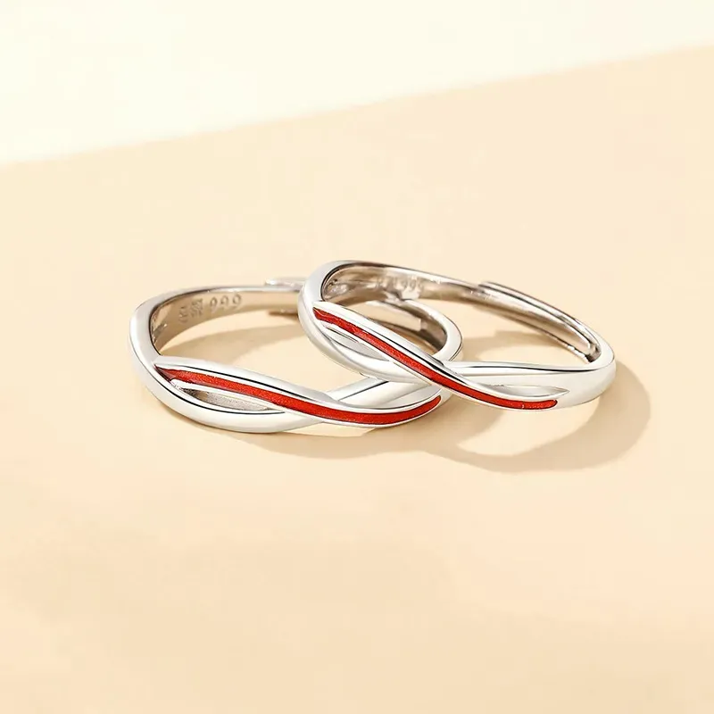 Golden Bliss S999 Fine Silver Rings Unisex-2