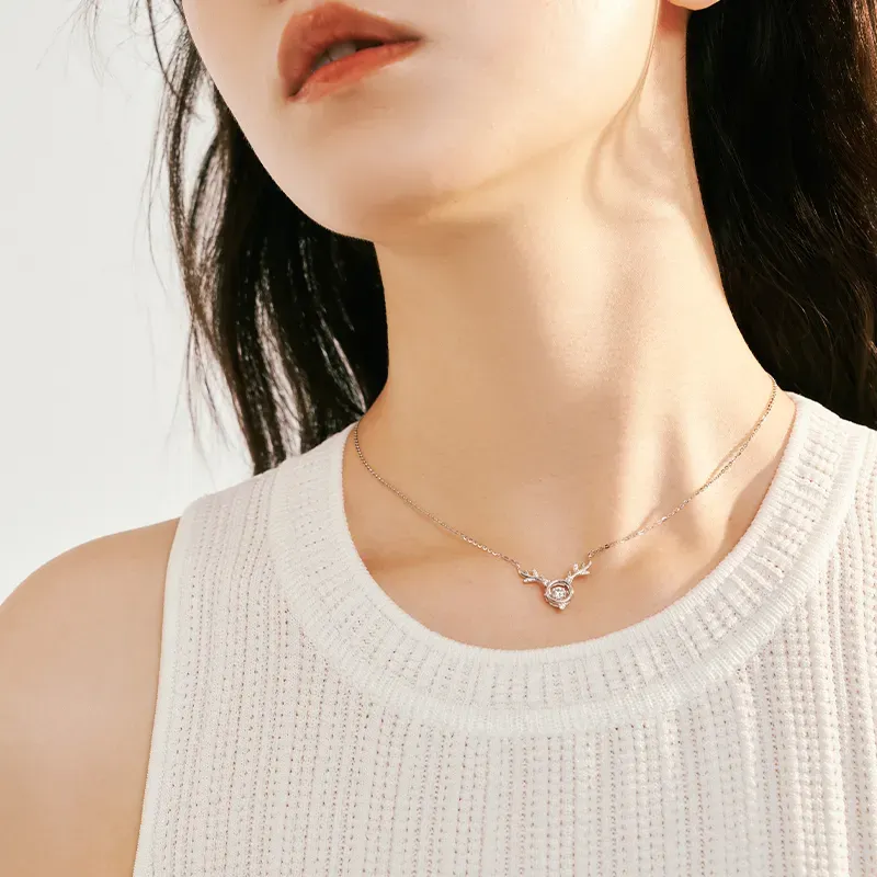 Golden Bliss S925 Silver Necklaces Women's-3