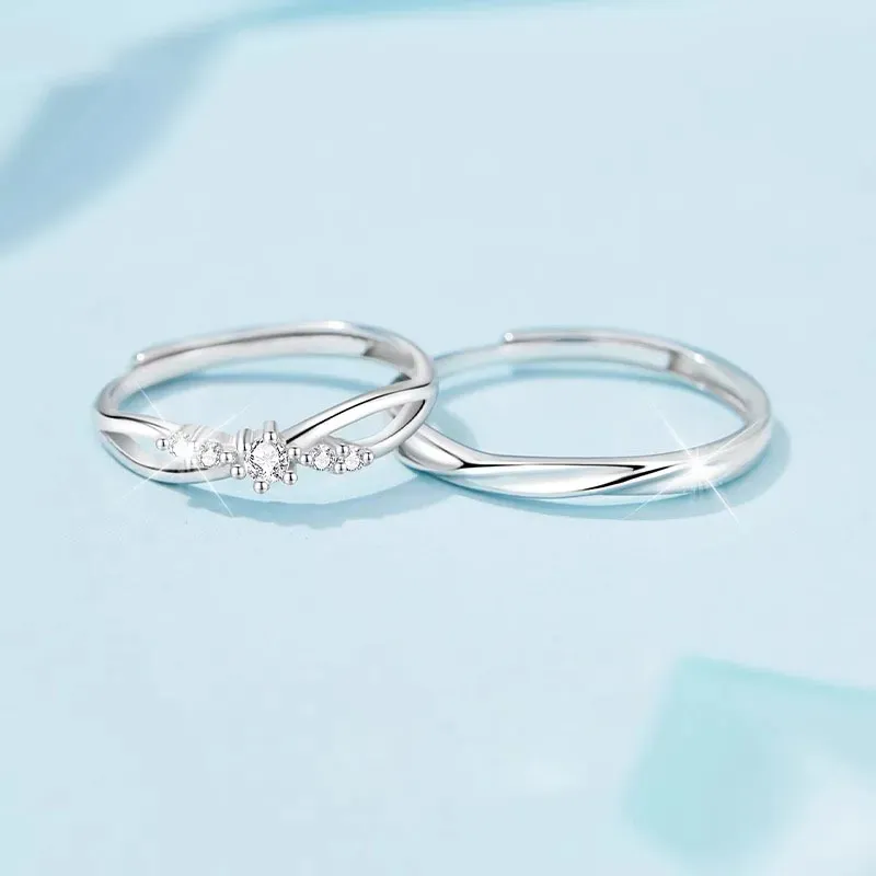 Golden Bliss S999 Fine Silver Rings Unisex-5